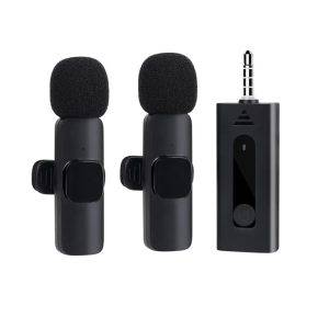 K35 Wireless Dual Microphone For 3.5mm Supported Devices - Microphone